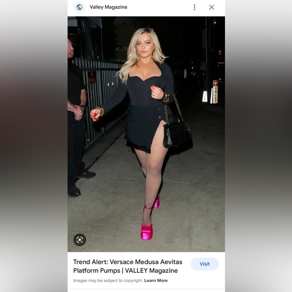 Versace Medusa Aevitas Platform Fuscia - Never Worn!!! - Picture 6 of 9